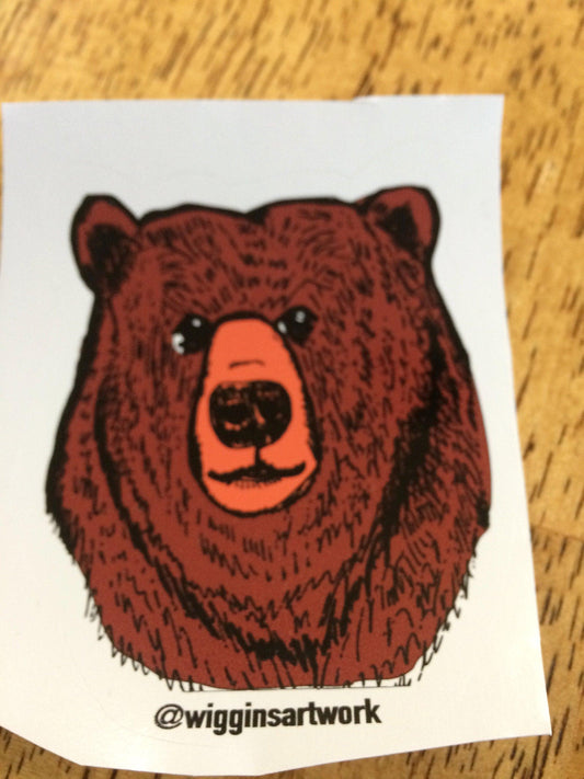 4 bear sticker - WigginsArtwork