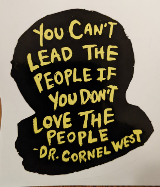 Cornel West Sticker