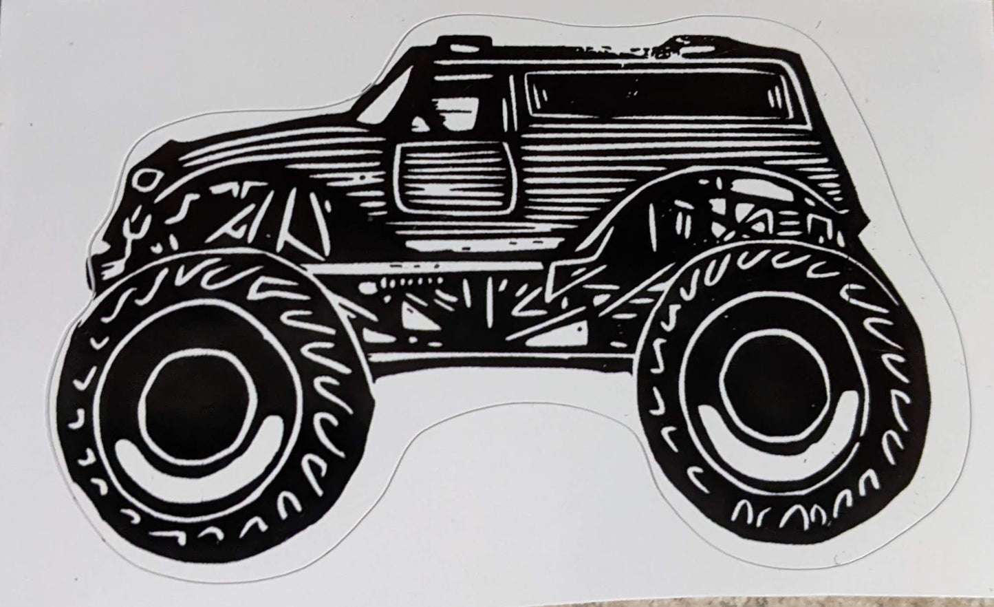 Monster Truck Sticker