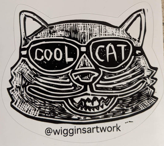 Cool Cat Sticker