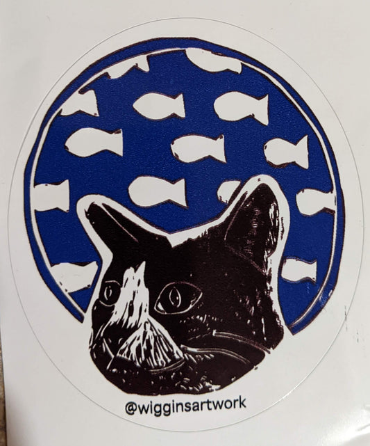 Cat Thoughts Sticker