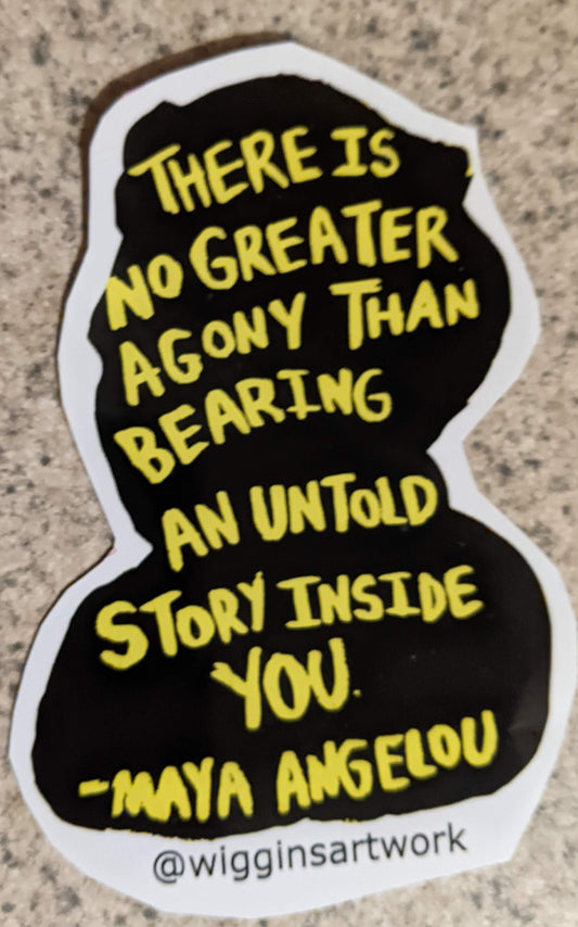 Maya Angelou Sticker