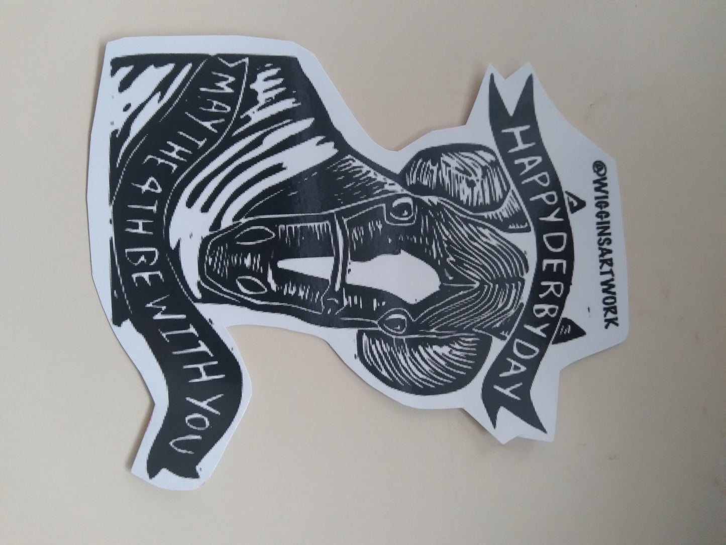 May the 4th Be With You Horse Derby Sticker