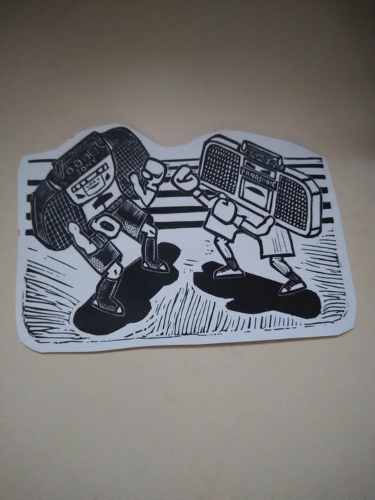 Fighting stereotypes sticker