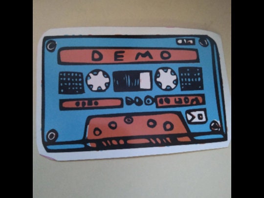 Demo Tape Sticker