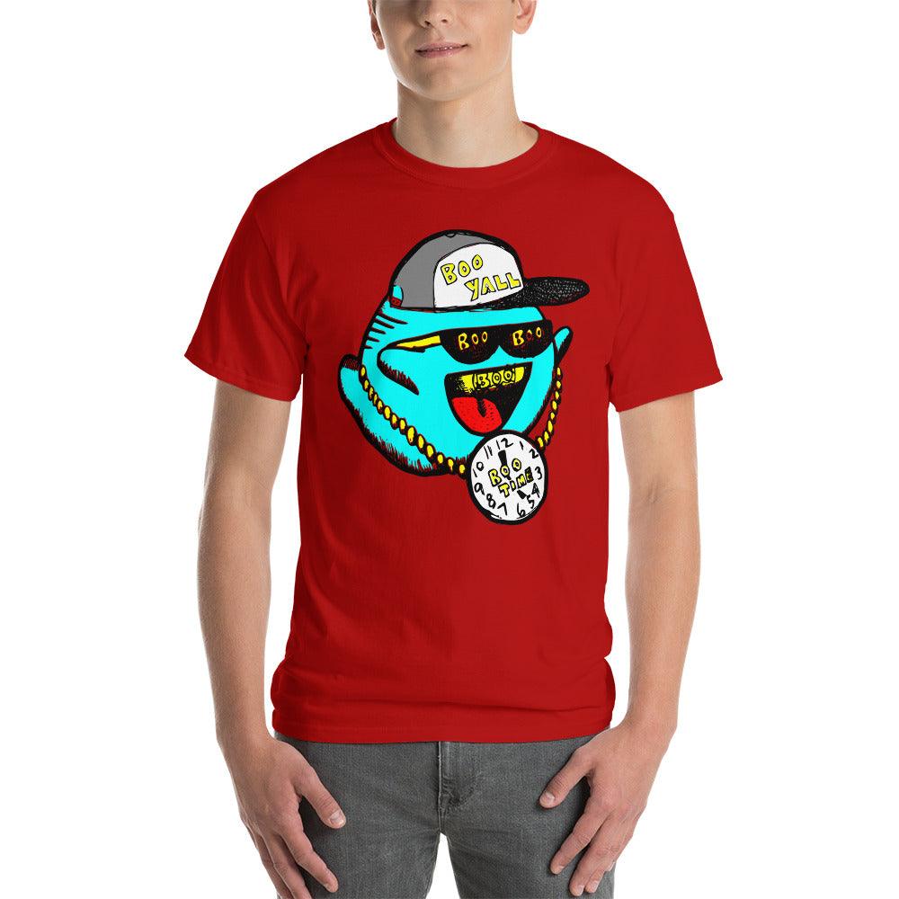 Boo Y'all Ghost Super Mario World Short Sleeve T-Shirt - WigginsArtwork 