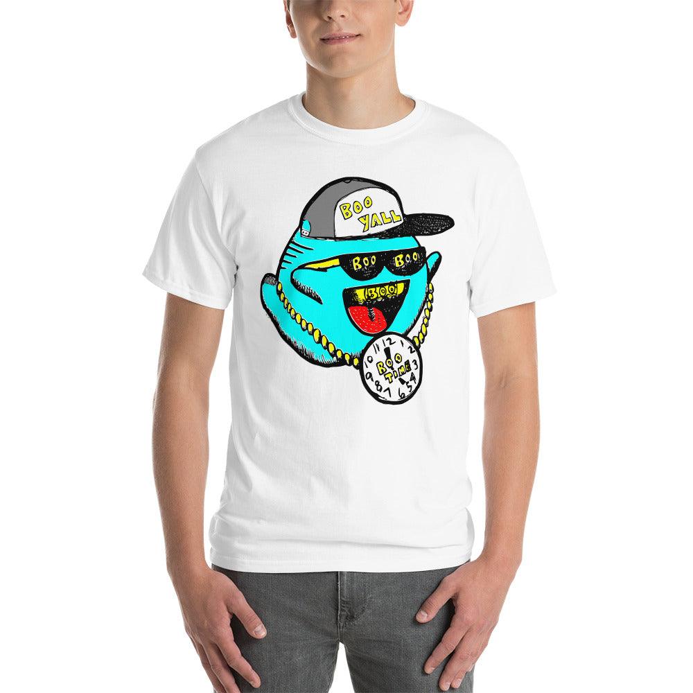 Boo Y'all Ghost Super Mario World Short Sleeve T-Shirt - WigginsArtwork 