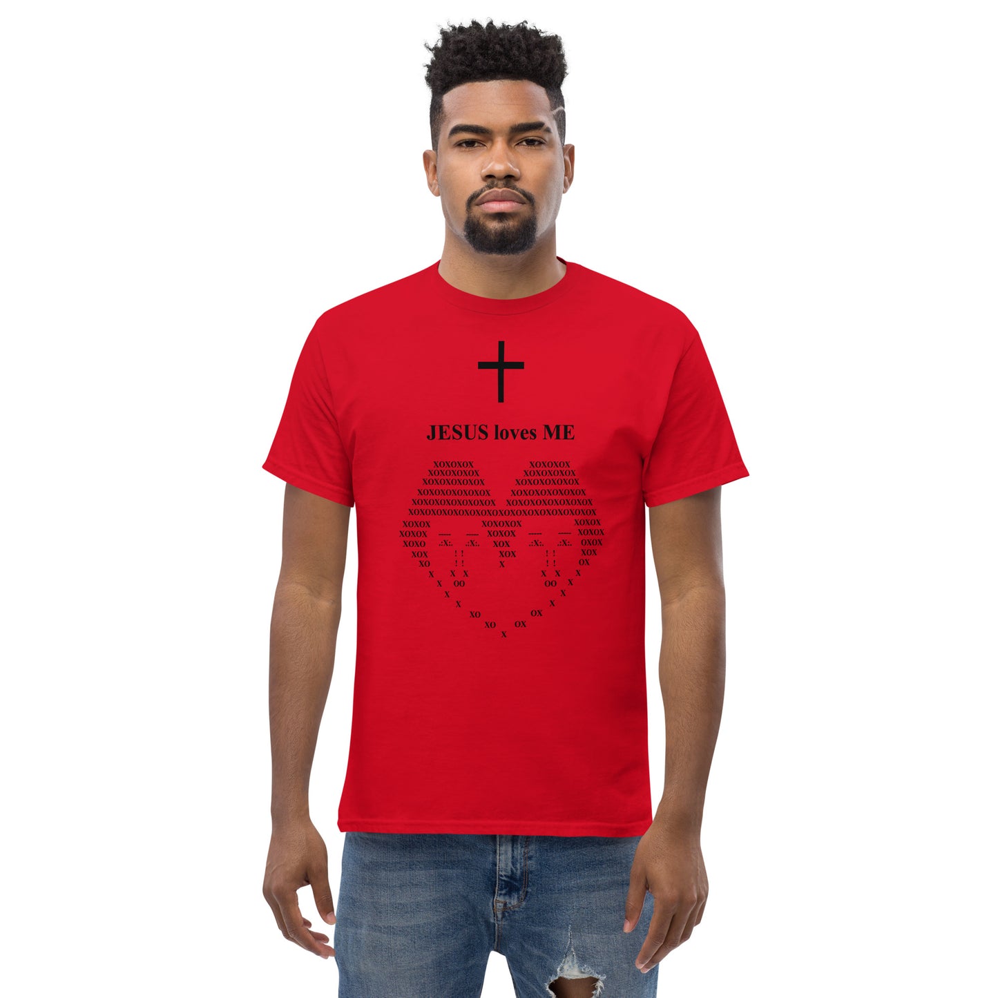 Jesus Loves Me Men's classic tee