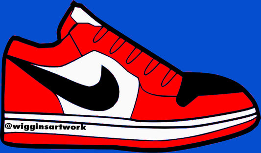 Red Shoe Sticker