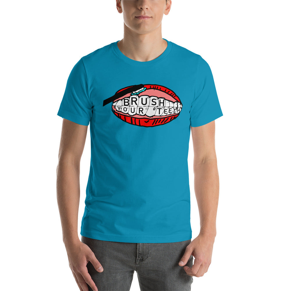 Brush Your Teeth Short-Sleeve Unisex T-Shirt