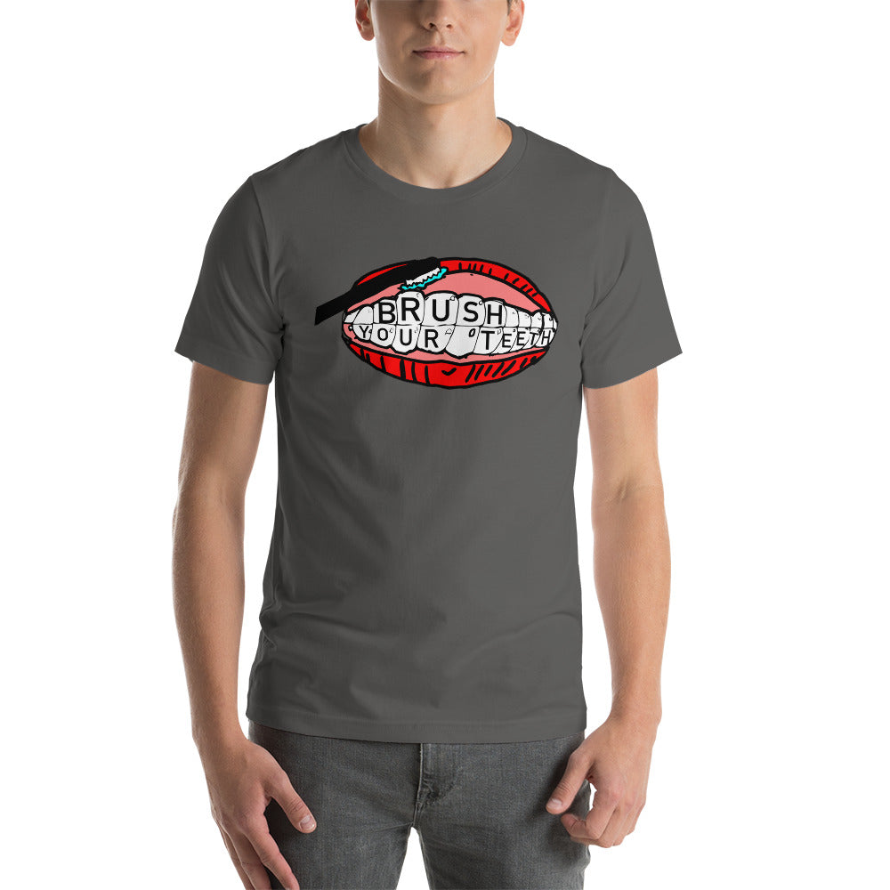 Brush Your Teeth Short-Sleeve Unisex T-Shirt