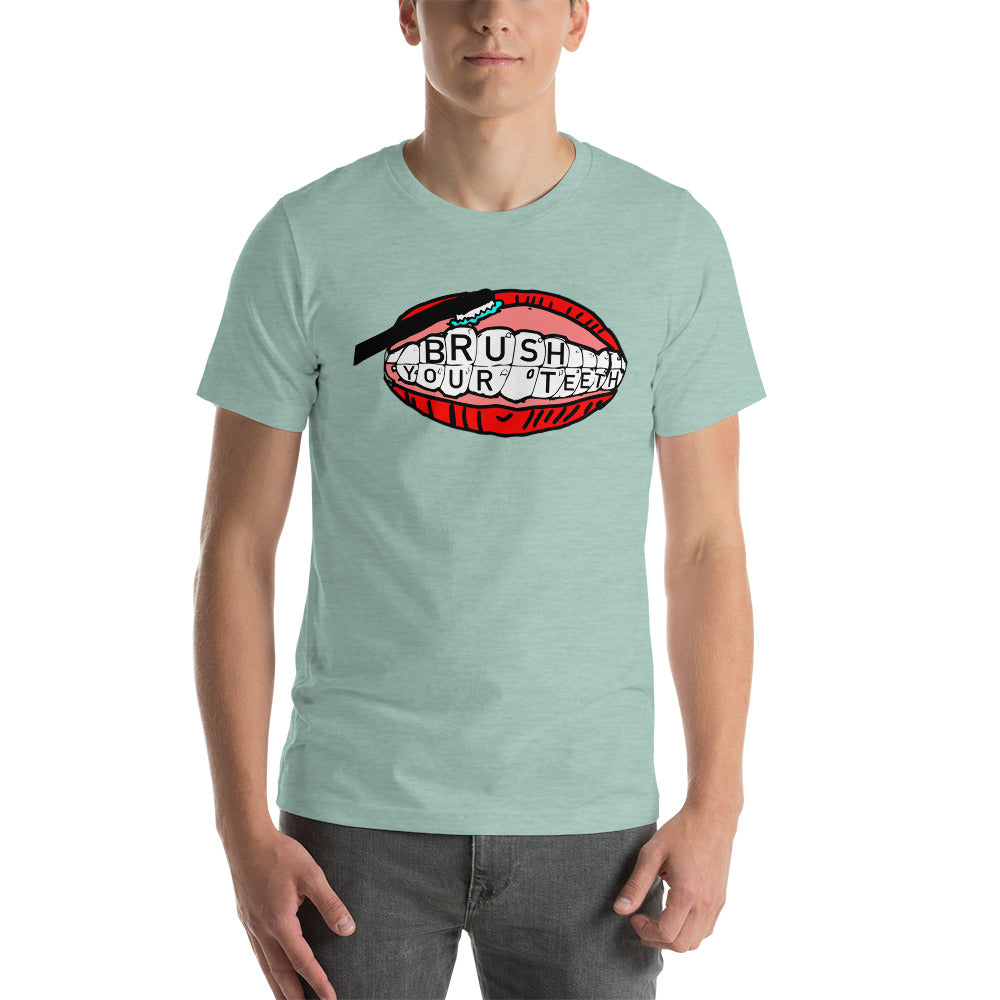 Brush Your Teeth Short-Sleeve Unisex T-Shirt