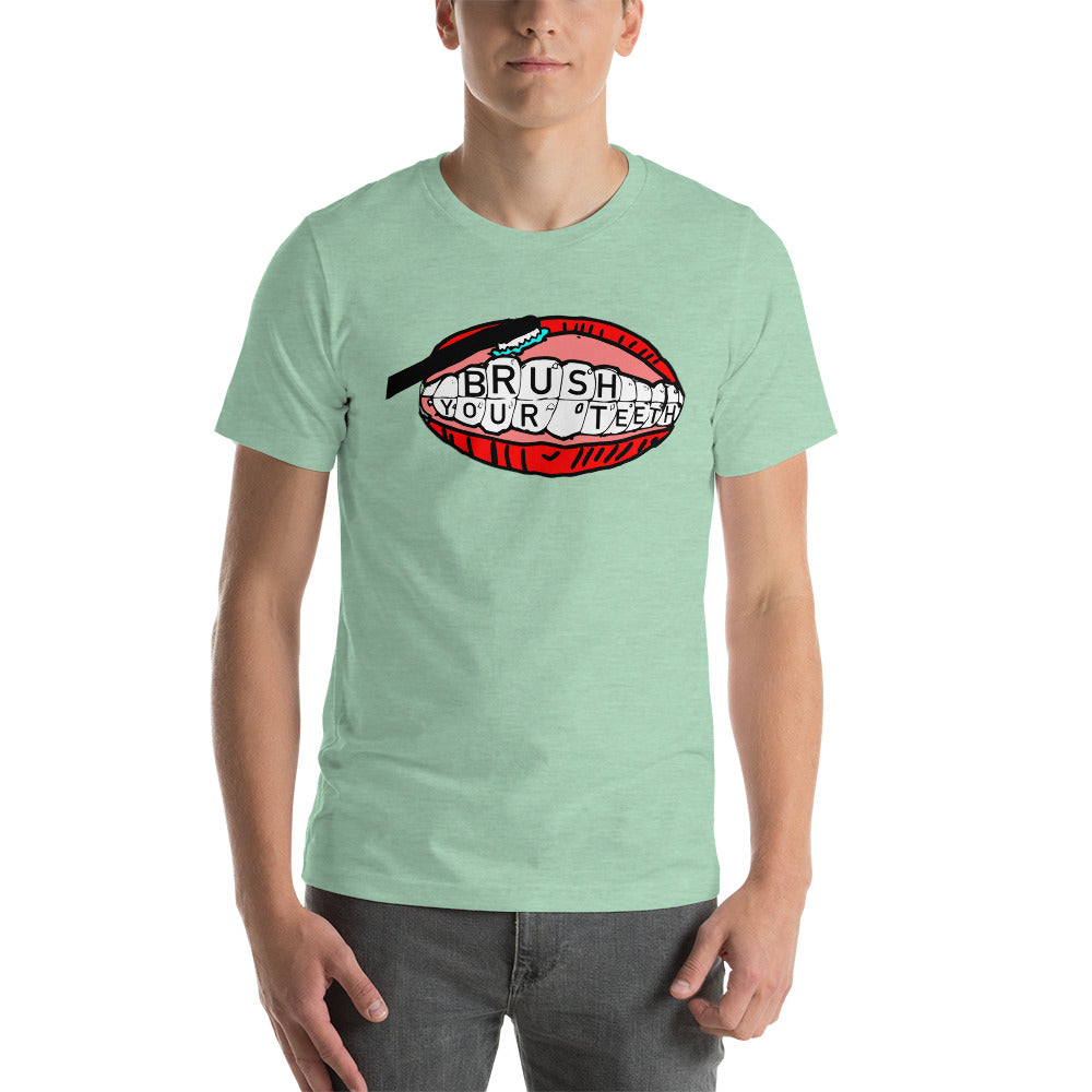 Brush Your Teeth Short-Sleeve Unisex T-Shirt