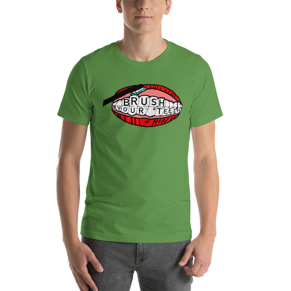 Brush Your Teeth Short-Sleeve Unisex T-Shirt