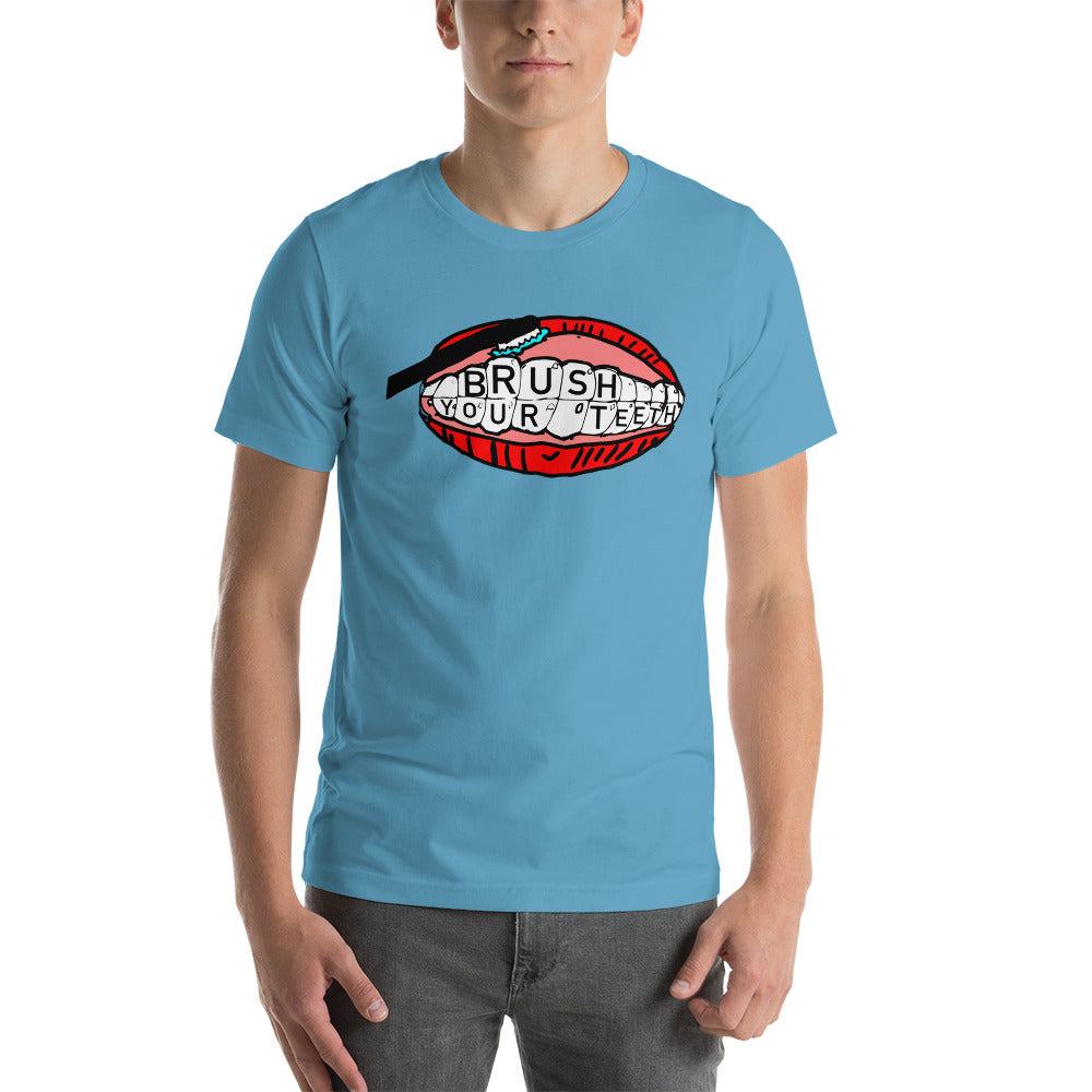 Brush Your Teeth Short-Sleeve Unisex T-Shirt