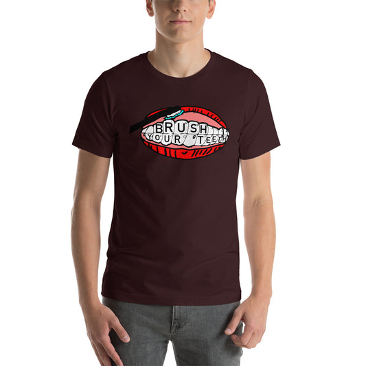 Brush Your Teeth Short-Sleeve Unisex T-Shirt