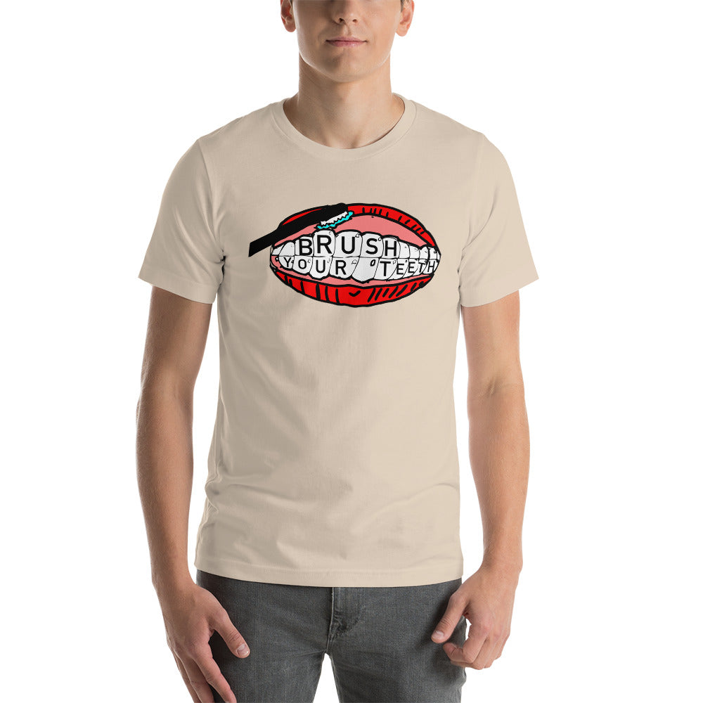 Brush Your Teeth Short-Sleeve Unisex T-Shirt