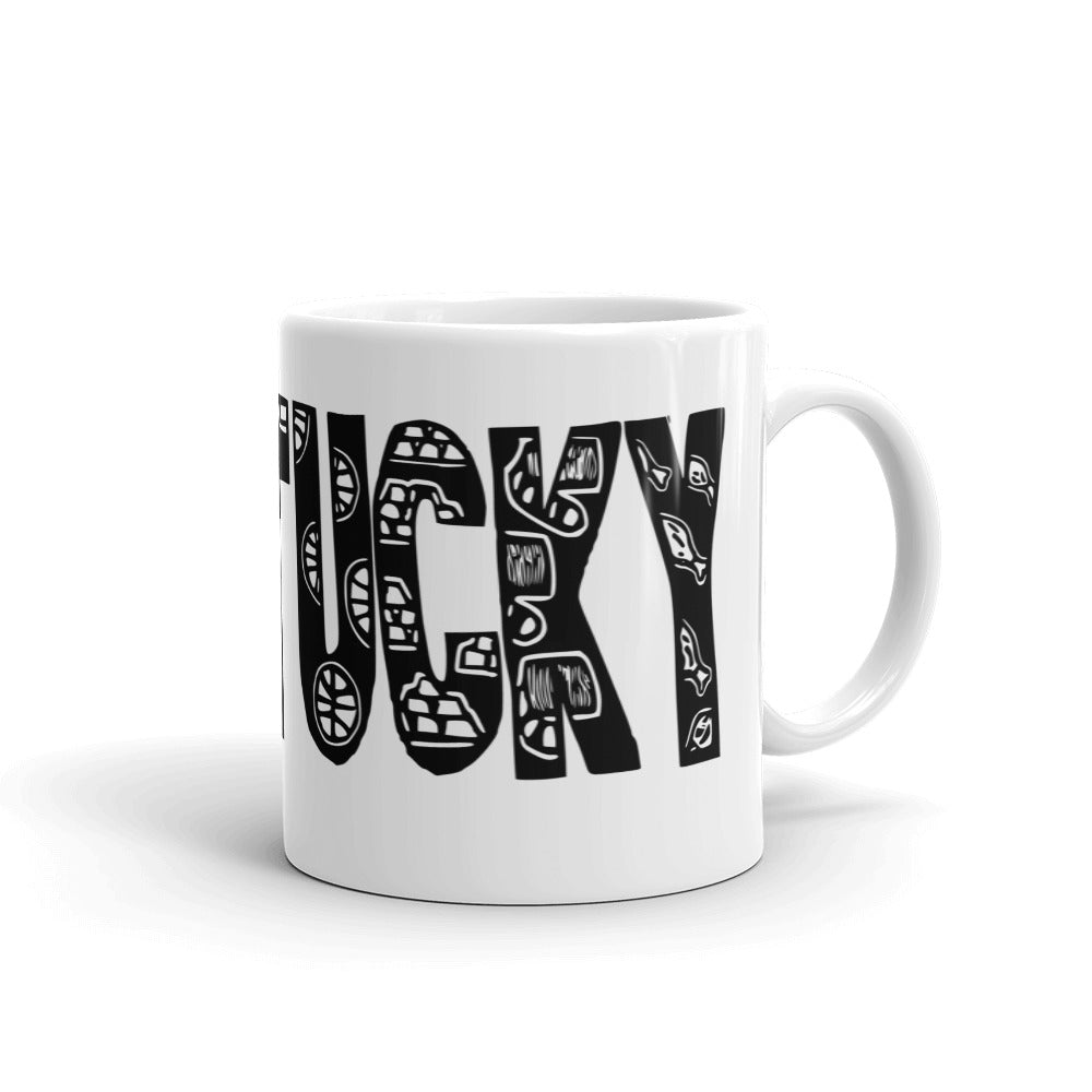 Kentucky Glossy White Mug