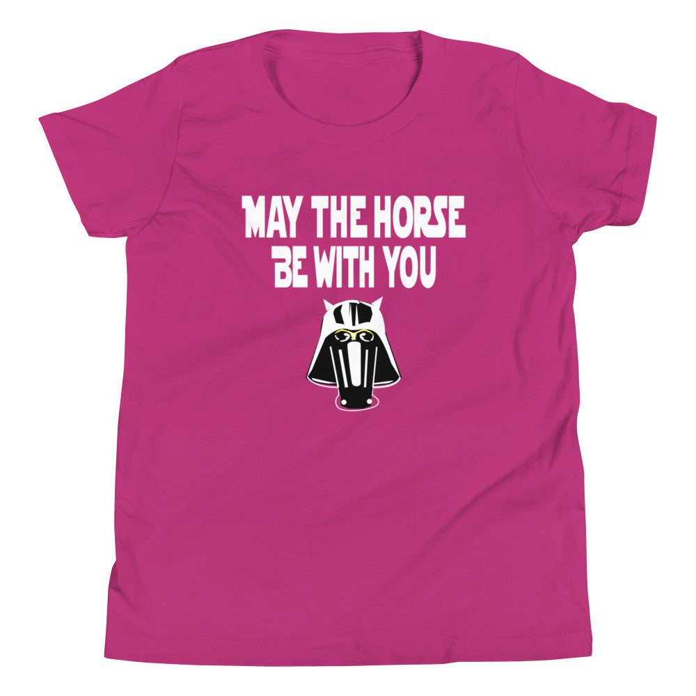 May the Horse Be With You Youth Short Sleeve T-Shirt