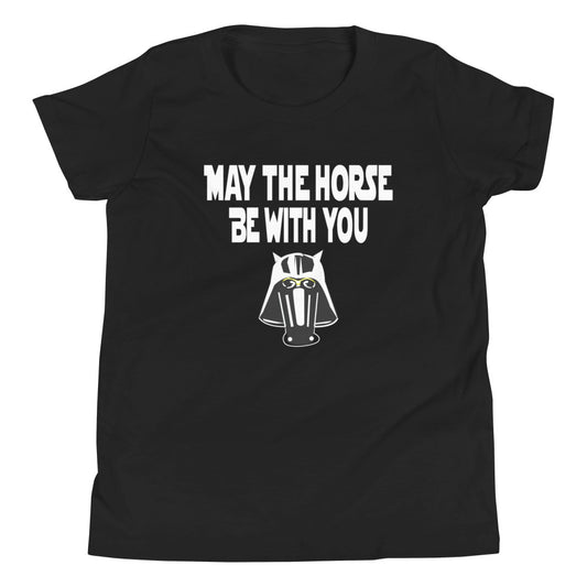 May the Horse Be With You Youth Short Sleeve T-Shirt