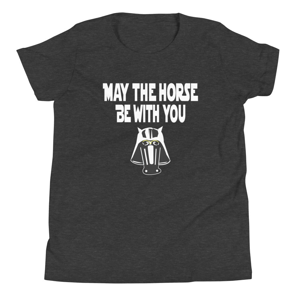 May the Horse Be With You Youth Short Sleeve T-Shirt