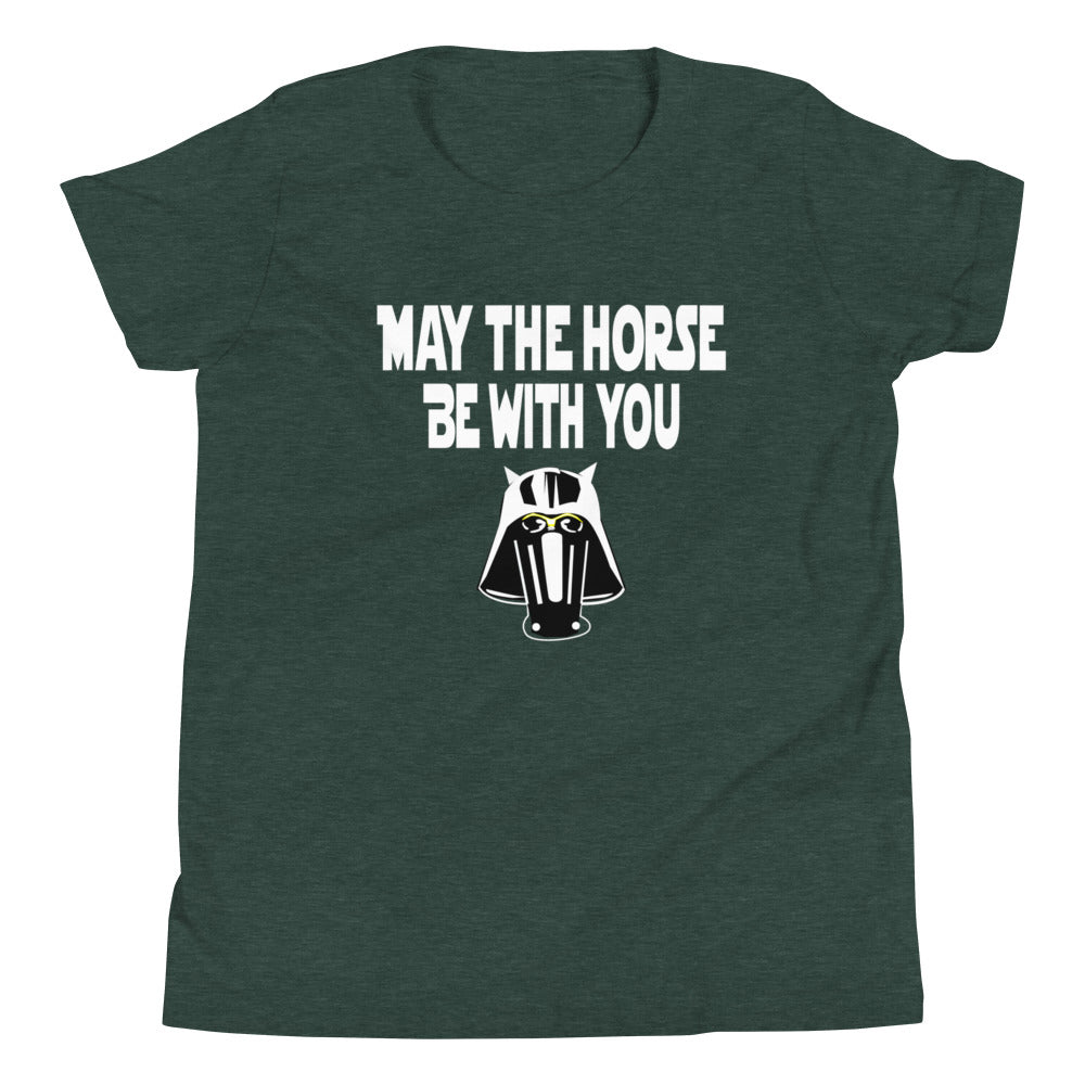 May the Horse Be With You Youth Short Sleeve T-Shirt