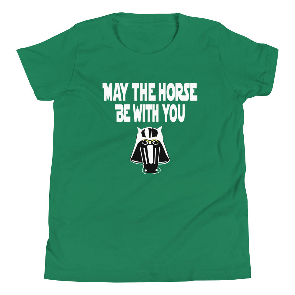 May the Horse Be With You Youth Short Sleeve T-Shirt